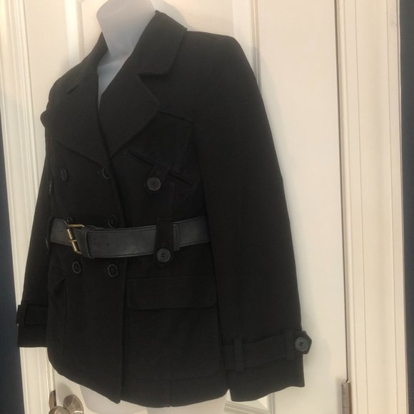 Ann Taylor Loft Pea Coat Sz 4P - Picture 2 of 9